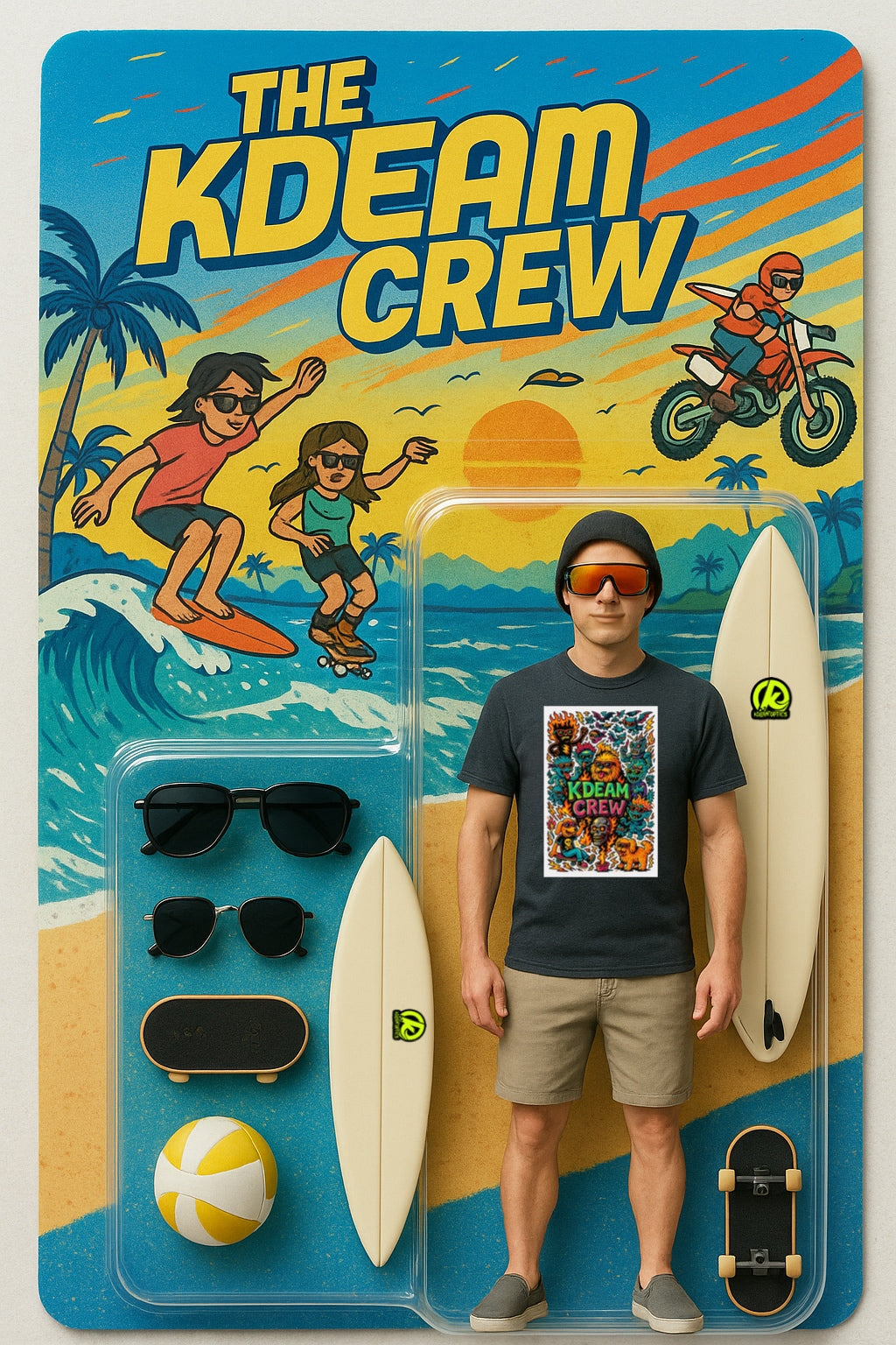 KDEAM CREW Action Figure